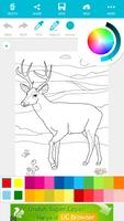 Animal Coloring Book : Deer New imagem de tela 2