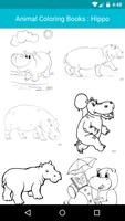 Animal Coloring For Children : Hippo Edition poster