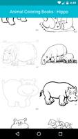 Animal Coloring For Children : Hippo Edition 截圖 1