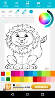 Animal Coloring For Children : Lion Edition captura de pantalla 3