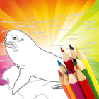 Animal Coloring For Children : Seals Edition icône