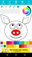 برنامه‌نما Animal Coloring For Children : Pig Edition عکس از صفحه