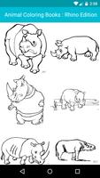 Animal Coloring Children : Rhino Edition Ekran Görüntüsü 1
