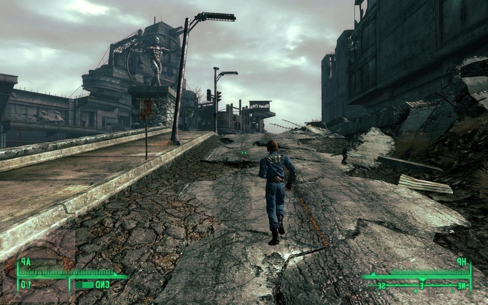 Версия fallout 3. Fallout 3. Игра Fallout 3. Fallout 3 2003. Фоллаут 3 геймплей.