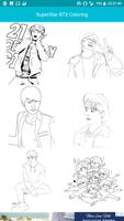 Super Mega Star BTS Coloring الملصق