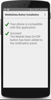 Install the MobileData button تصوير الشاشة 1