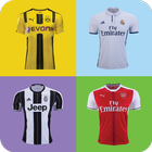 Raad de quiz 2018 van het voetbalshirt-icoon