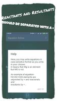 Chemical Equation Balancer تصوير الشاشة 3