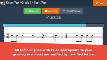 Grade 1 Drum Test Practice poster