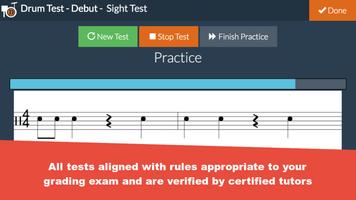 Debut Grade Drum Test Practice Affiche