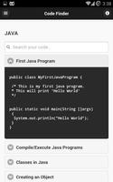 برنامه‌نما Code Finder عکس از صفحه