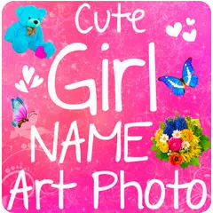 download Cute Girl Name on Photo Quotes APK