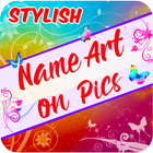 Name Art On Photo - Stylish アイコン