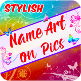 Name Art On Photo - Stylish icon