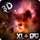 Space - Stars & Clouds 3D XL ikona