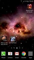 Space! Stars & Clouds 3D imagem de tela 1