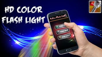 HD Color Flashlight Bright LED Affiche