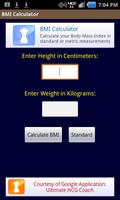 BMI Calculator تصوير الشاشة 1