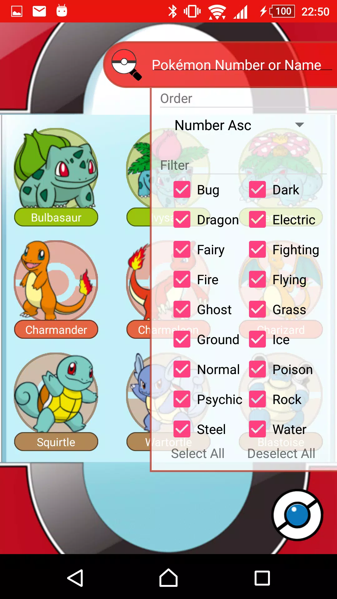 Lista de pokemon - Pokedex APK للاندرويد تنزيل