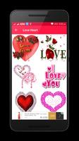 Valentine Love Heart Gif & images Affiche