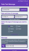 Fake Text Message পোস্টার