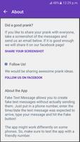 Fake Text Message Ekran Görüntüsü 1