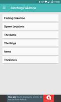 Master Guide for Pokemon GO captura de pantalla 1