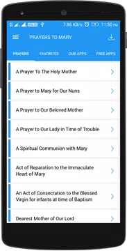 Screenshot 1 for Prayers to Mary