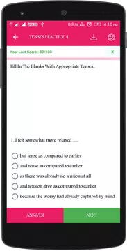 Screenshot 4 for English Tenses Practice
