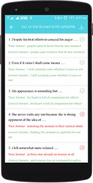 Screenshot 5 for English Tenses Practice
