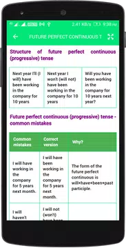 Screenshot 8 for English Tenses Book