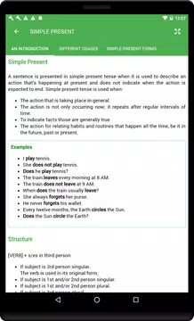 Screenshot 11 for English Tenses Book