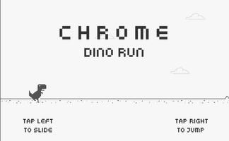 CHROME DINO RUN Cartaz