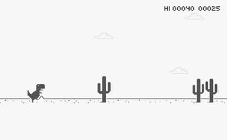 CHROME DINO RUN captura de pantalla 1