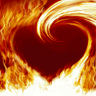 Heart of Fire Live Wallpaper icône