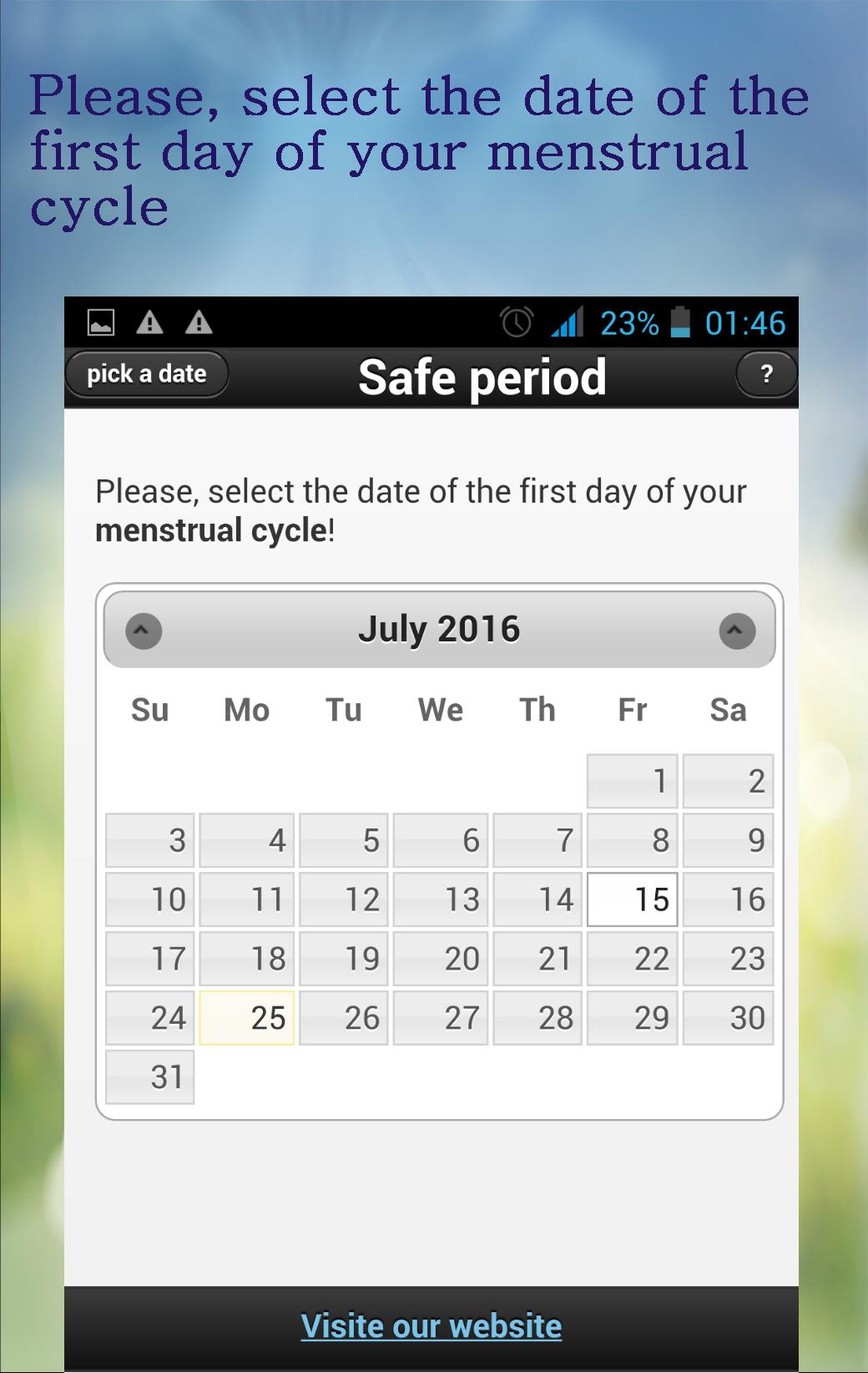 safe period calculator free download safe period calculator free download