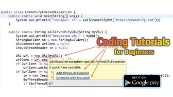 Coding Tutorials for Beginners اسکرین شاٹ 2