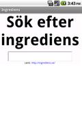 Ingrediens Poster