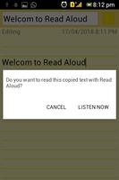 Read Aloud โปสเตอร์