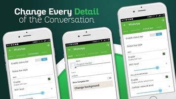 WhatsChat - Fake Conversations Prank imagem de tela 1
