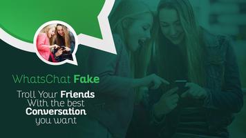 WhatsChat - Fake Conversations Prank imagem de tela 2