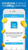 Code Coupons for eBay Shopping الملصق