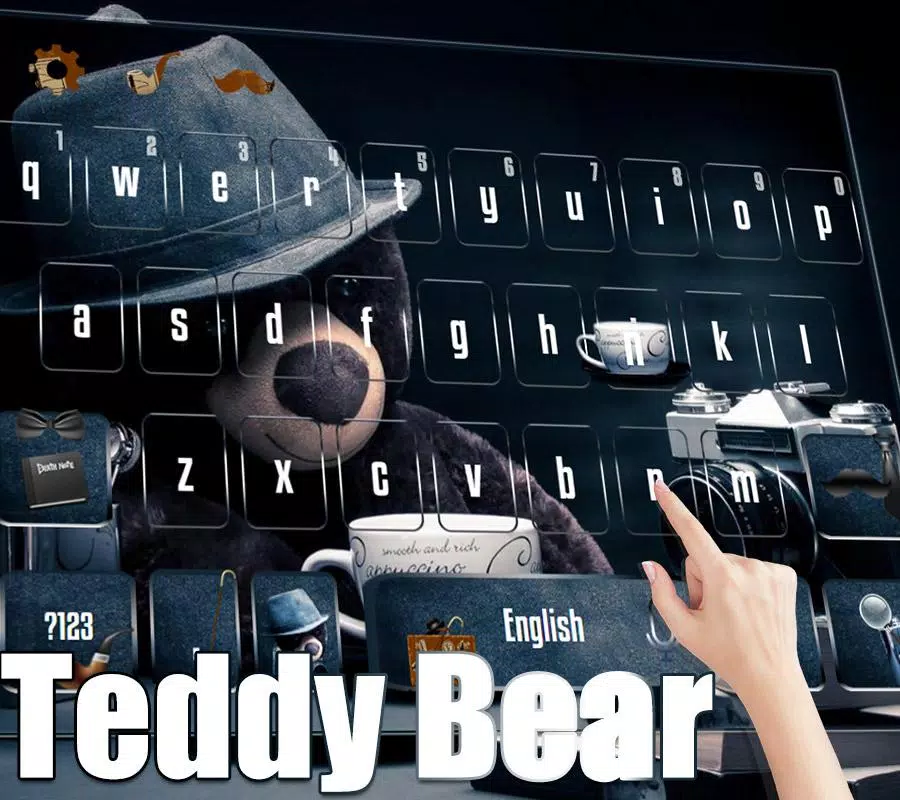 下载泰迪熊键盘主题帅气泰迪小熊壁纸的安卓版本