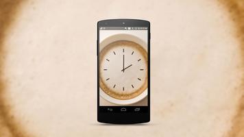 Coffee Cup HD Analog Clock LWP постер