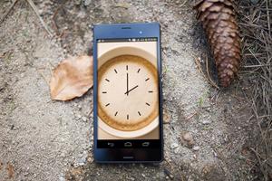Coffee Cup HD Analog Clock LWP скриншот 2