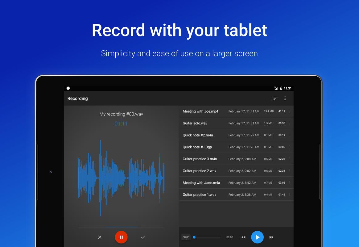 Easy Voice Recorder APK Download - Free Productivity APP for Android