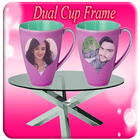Coffee Cup Dual Photo Frame : Coffee Selfie Editor ไอคอน