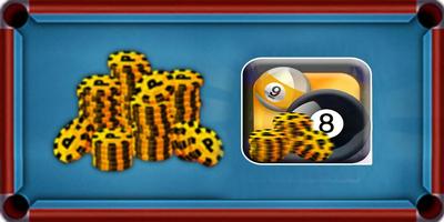 Unlimites Coins For 8 Ball Pool Tips poster