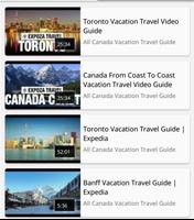 Canada Vacation Travel Guide Affiche