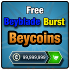 Free beycoins Beyblade prank icono